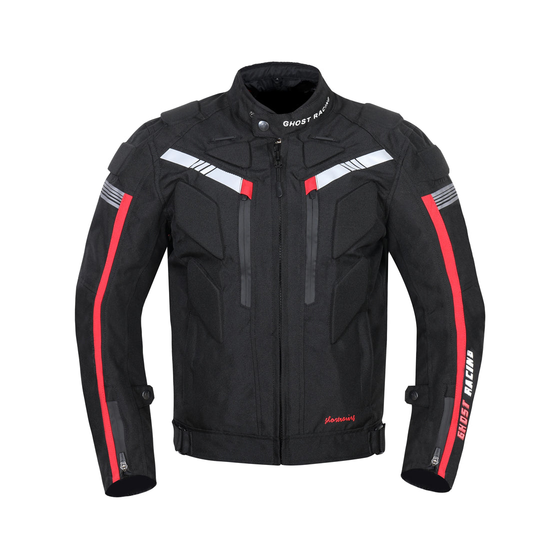 Knight Cycling Biker Motorcycle Road Jacket Black - Race Blaze