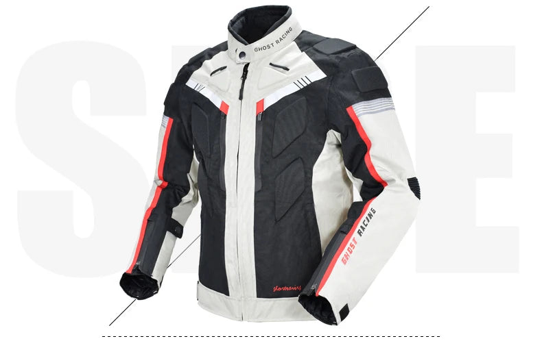 Knight Cycling Biker Motorcycle Road Jacket  - Race Blaze