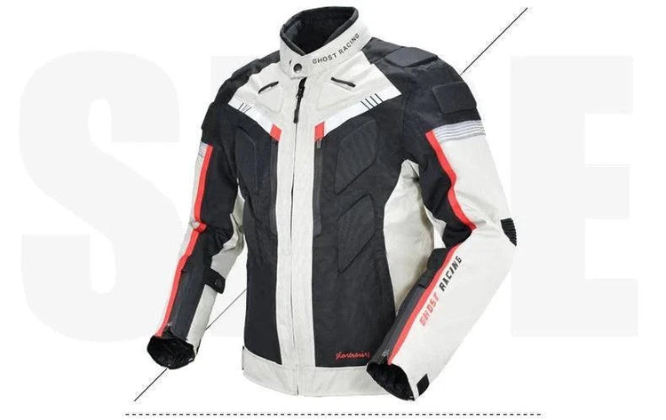 Knight Cycling Biker Motorcycle Road Jacket  - Race Blaze