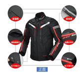 Knight Cycling Biker Motorcycle Road Jacket White Black  - Race Blaze