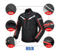Knight Cycling Biker Motorcycle Road Jacket White Black  - Race Blaze