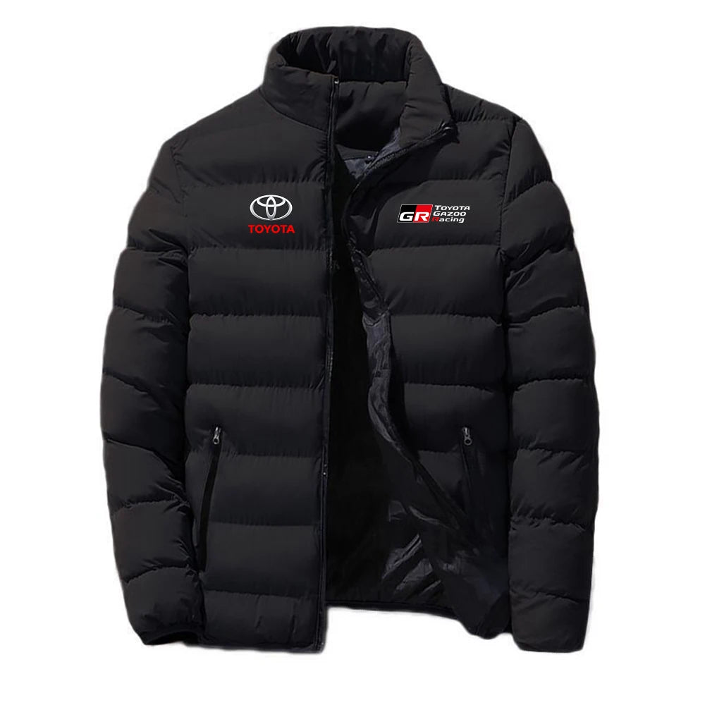 Toyota GR Racing Logo Print Autumn Winter Solid Color Outdoor