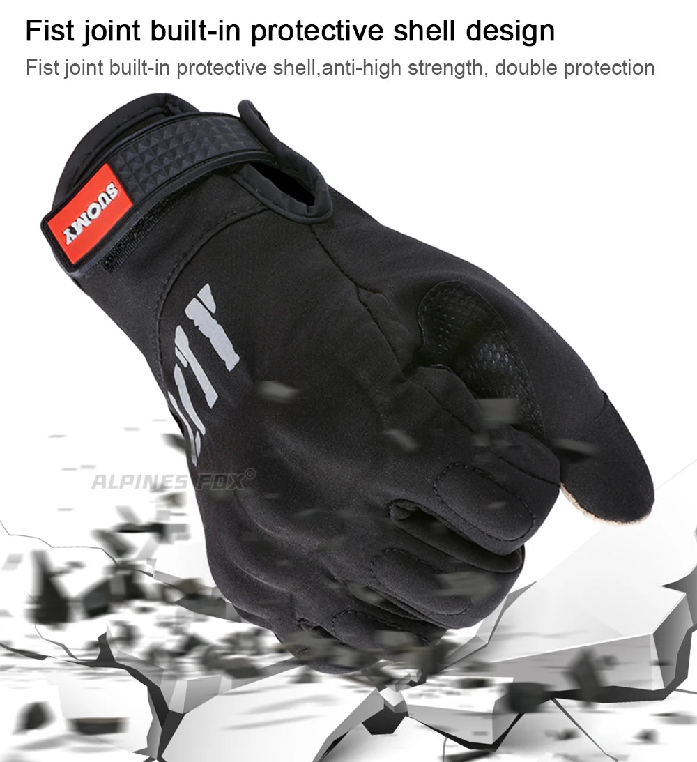 SUOMY Motorcycle Gloves Men Lady Touch Screen Motocross Glove