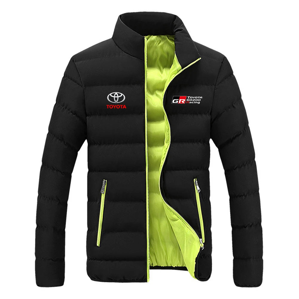 Toyota GR Racing Logo Print Autumn Winter Solid Color Outdoor