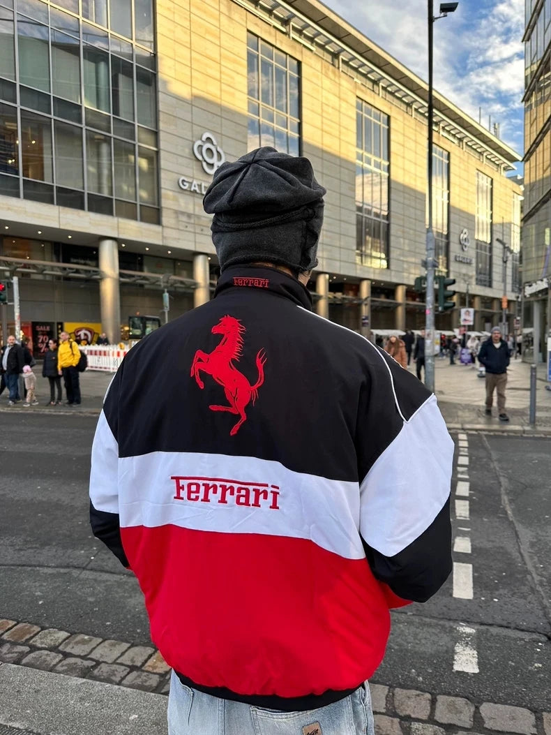 Embroidered F1 Racing Suit Casual Jacket - Custom Motorcycle Jackets