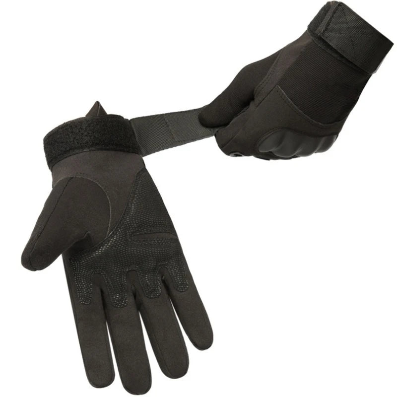 Tactical gloves for men anti-slip wear-resistant hard shell protection
