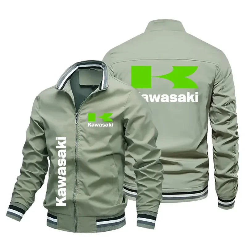 Green Speed Motorcycle Racing Jacket For Men Biker Jackets Coat - Race Blaze