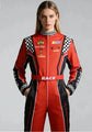 Highway Cycling Drifting Racer Kart Jumpsuit Women Detail - Race Blaze