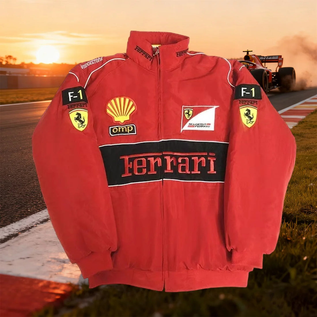 High Quality Ferrari F1 Embroidered Jacket Racing Team Jackets
