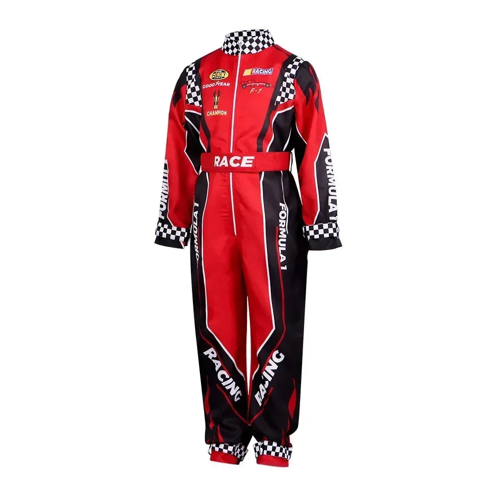 Boy Racer Cosplay Costume Red Classic Suit Jersey Clothes