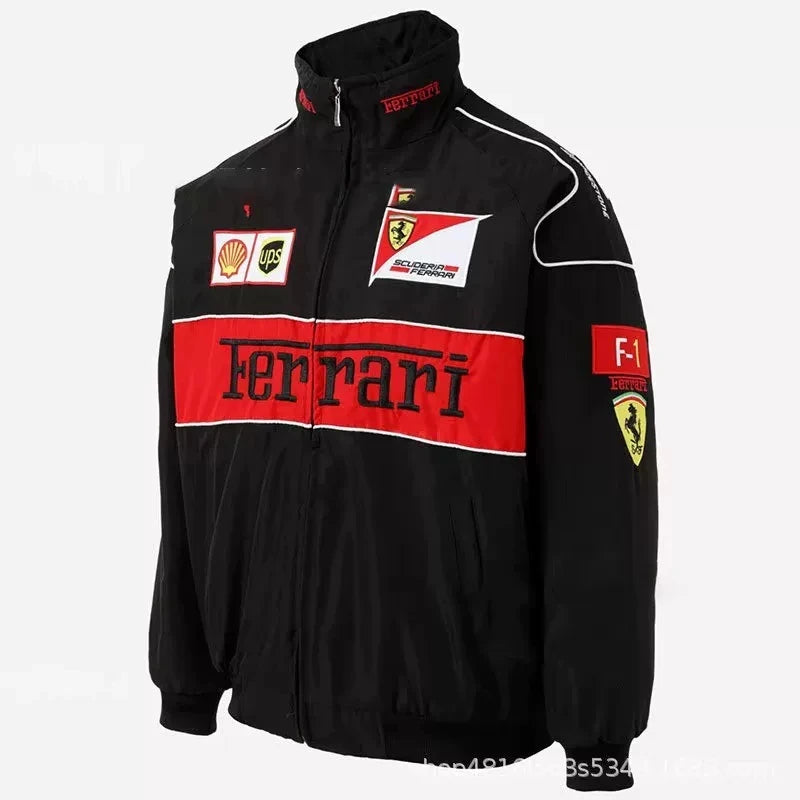 Embroidered F1 Racing Suit Casual Jacket - Custom Motorcycle Jackets