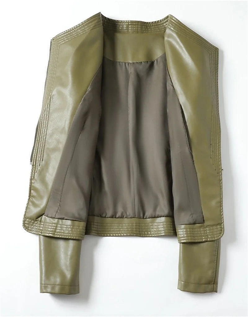 Autumn Winter Sheepskin Jacket Women Short Coat Casual Tops