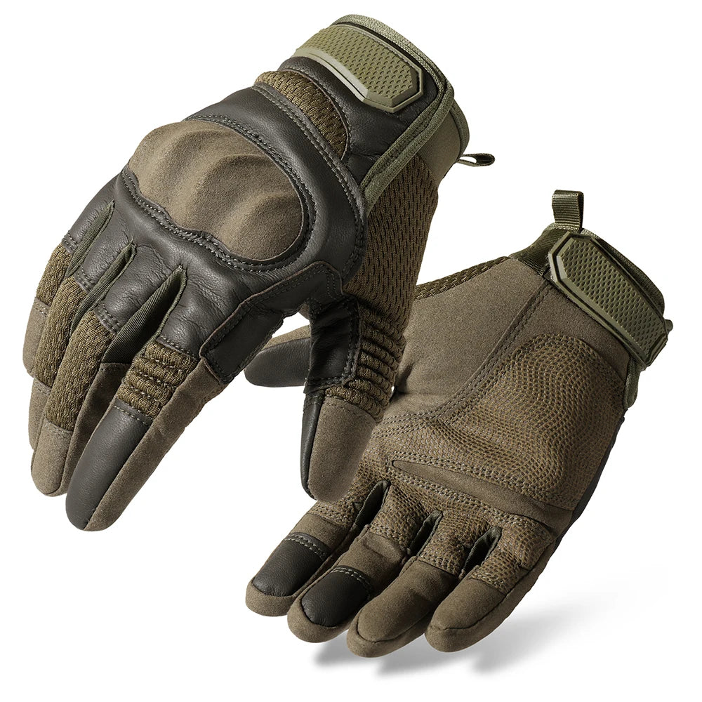 Touch Screen Tactical Full Finger Gloves Rubber Guard Sport Outdoor