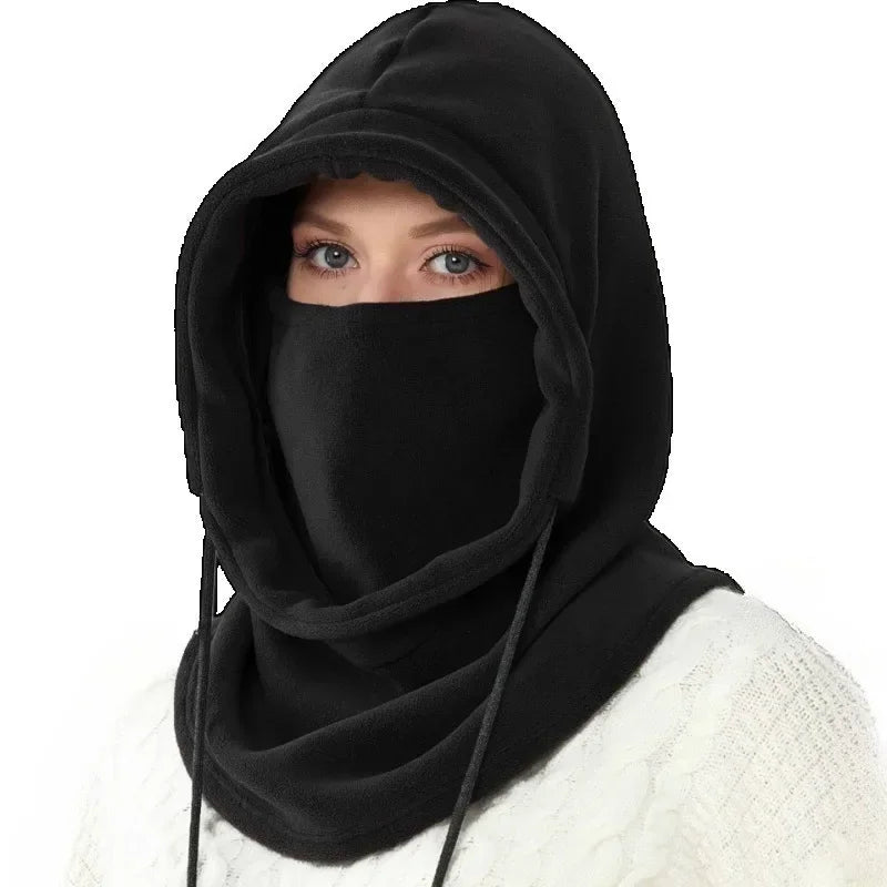 Motorcycle Balaclava Full Face Mask Black - Race Blaze