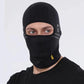 Balaclava Motorcycle Face Mask Moto Helmet Bandana Black Front - Race Blaze