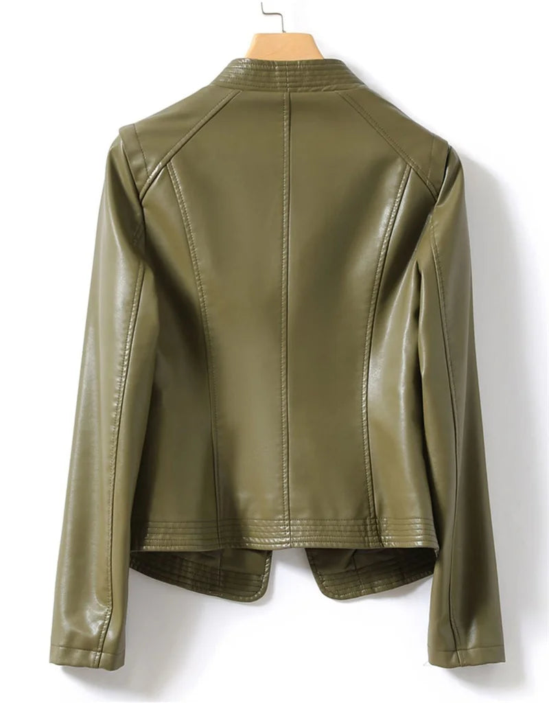 Autumn Winter Sheepskin Jacket Women Short Coat Casual Tops