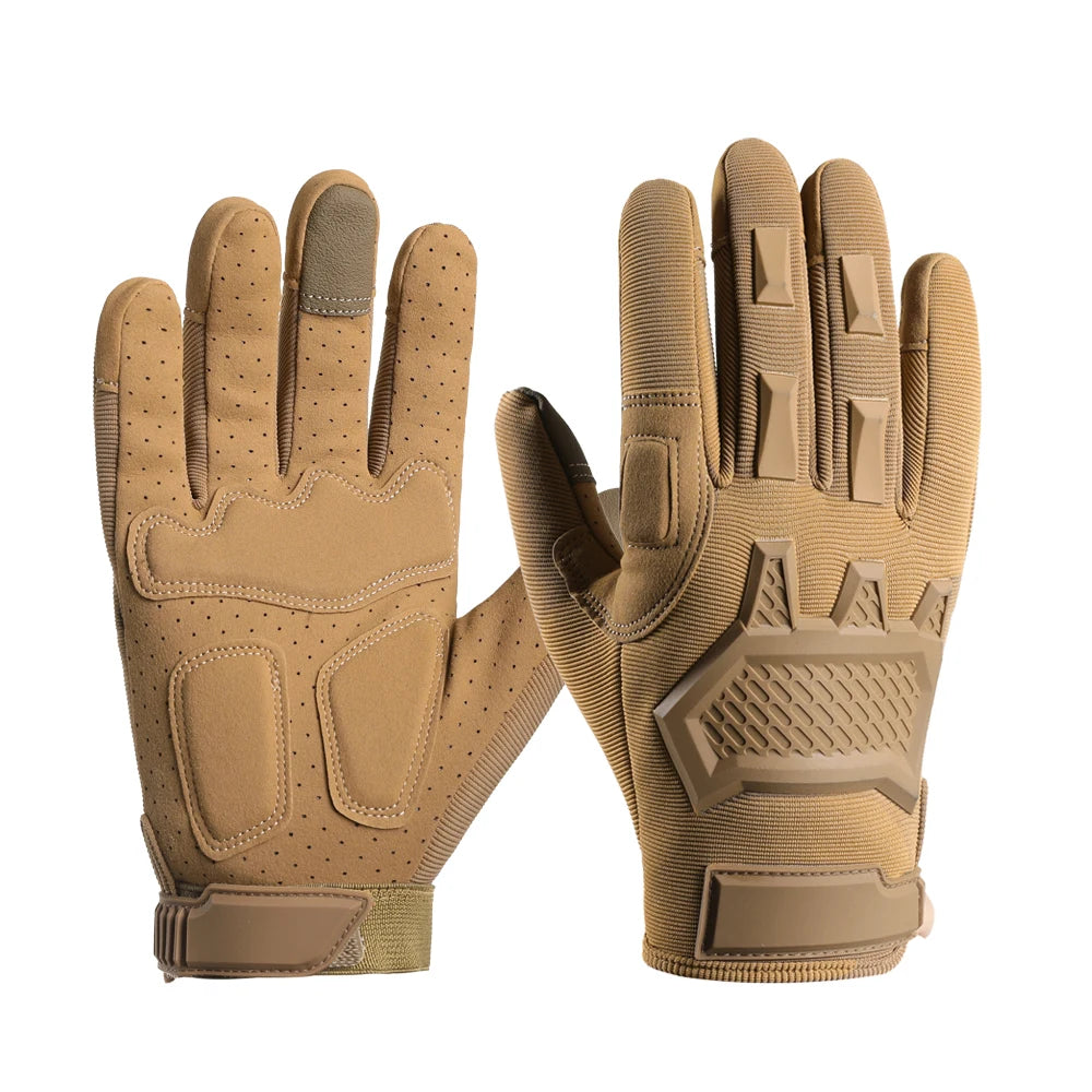 Men's Outdoor Full Finger Gloves Unisex Touchscreen Cycling Gloves