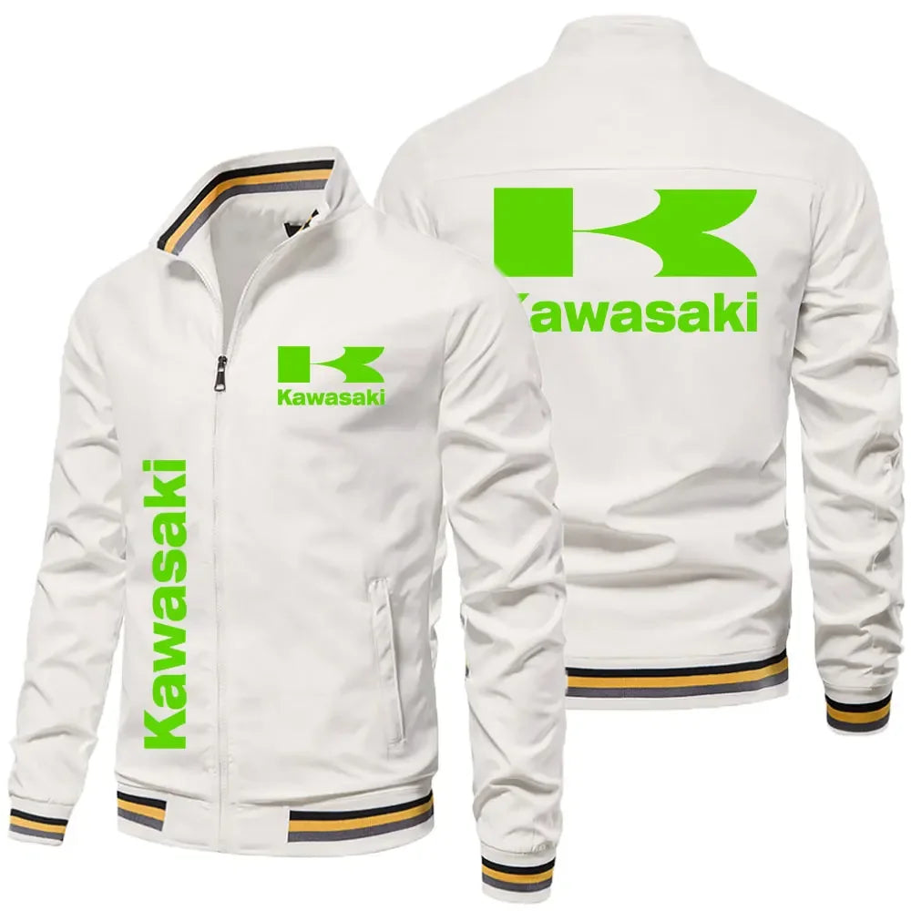 Green Speed Motorcycle Racing Jacket For Men Biker Jackets Coat - Race Blaze