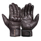 Motorcycle Gloves Winter Waterproof Leather Touchscreen Black - Race Blaze