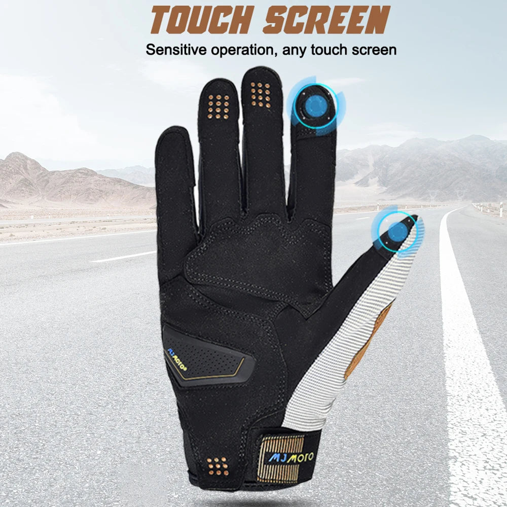 Summer Windproof Motorcycle Gloves Touchscreen Compatible