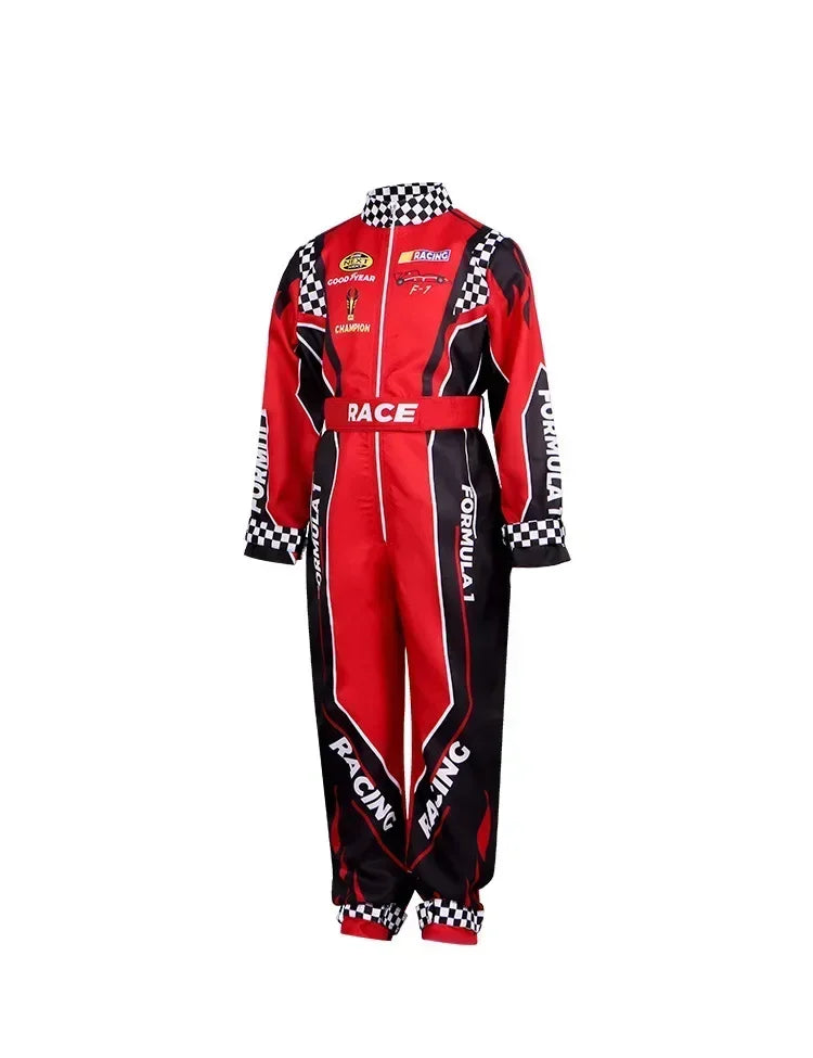 Boy Racer Cosplay Costume Red Classic Suit Jersey Clothes