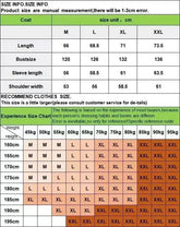 Embroidered F1 Racing Suit Casual Jacket Size Chart - Race Blaze