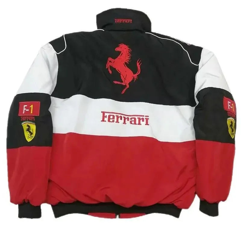 High Quality Ferrari F1 Embroidered Jacket Racing Team Jackets