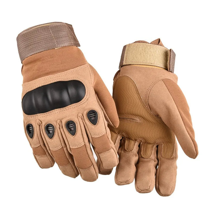 Tactical gloves for men anti-slip wear-resistant hard shell protection