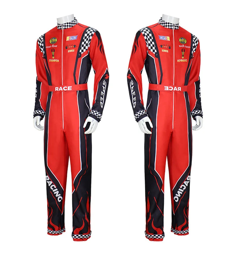 Highway cycling drifting racer kart jumpsuit training suit