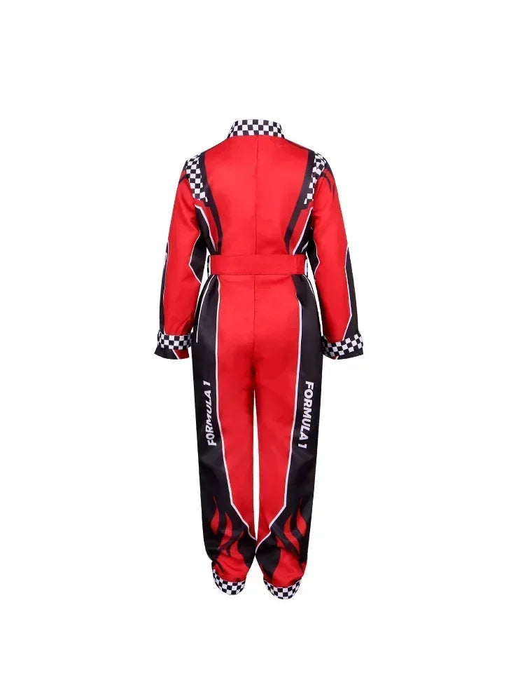 Boy Racer Cosplay Costume Red Classic Suit Jersey Clothes
