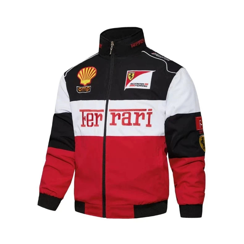 Embroidered F1 Racing Suit Casual Jacket - Custom Motorcycle Jackets