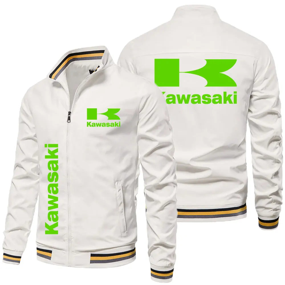 Green Speed Motorcycle Racing Jacket For Men Biker Jackets Coat - Race Blaze