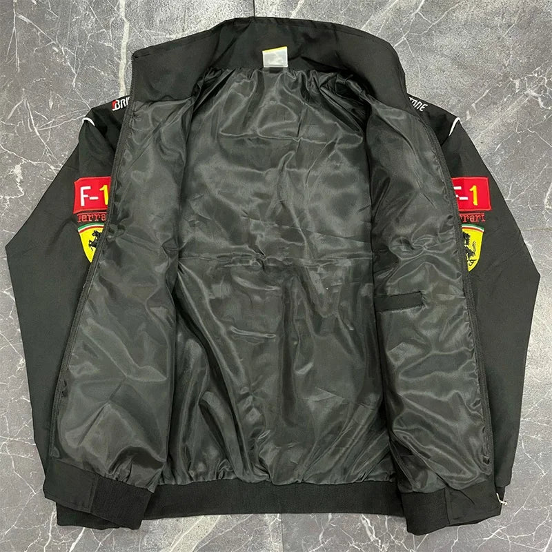 Embroidered F1 Racing Suit Casual Jacket Men and Women Motorcycle