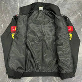 Embroidered F1 Racing Suit Casual Jacket Man Full Length - Race Blaze