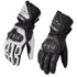 Genuine leather motorcycle gloves full finger windproof unisex in red black green white colors