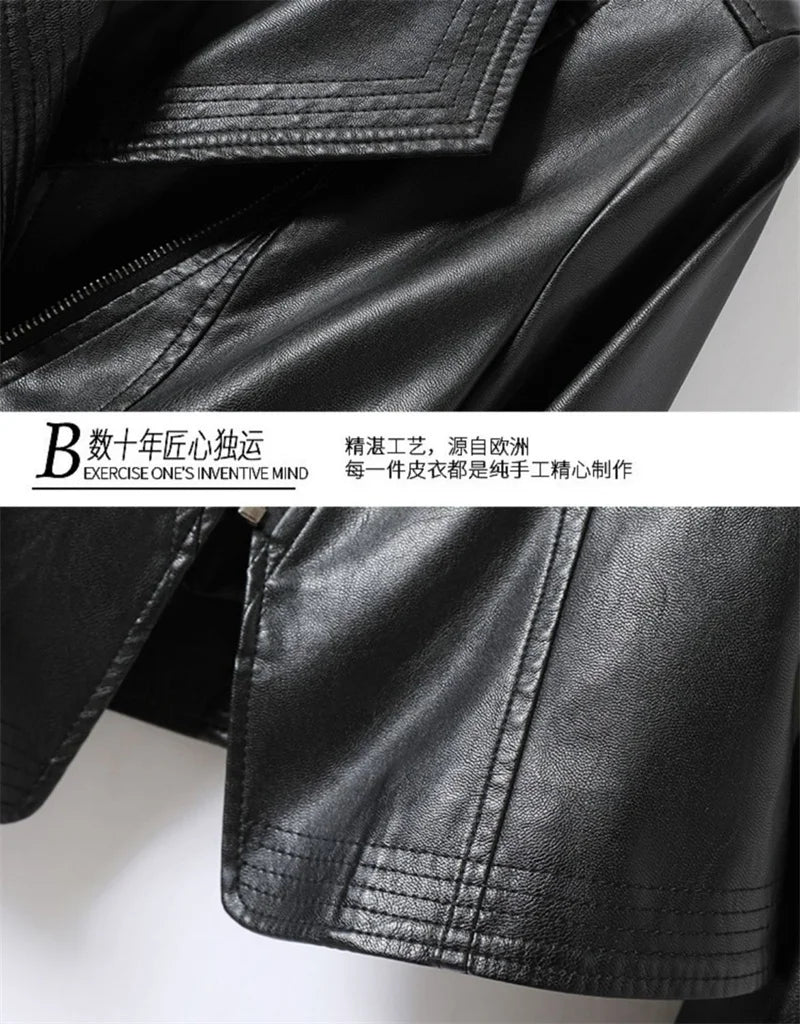 Autumn Winter Sheepskin Jacket Women Short Coat Casual Tops