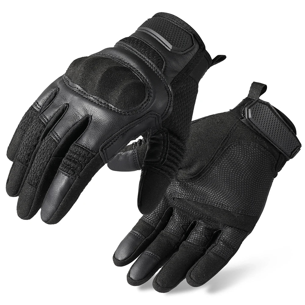Touch Screen Tactical Full Finger Gloves Rubber Guard Sport Outdoor