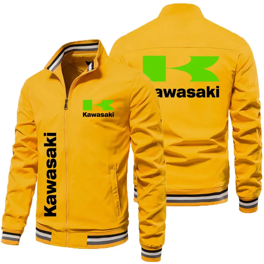 Green Speed Motorcycle Racing Jacket For Men Biker Jackets Coat - Race Blaze