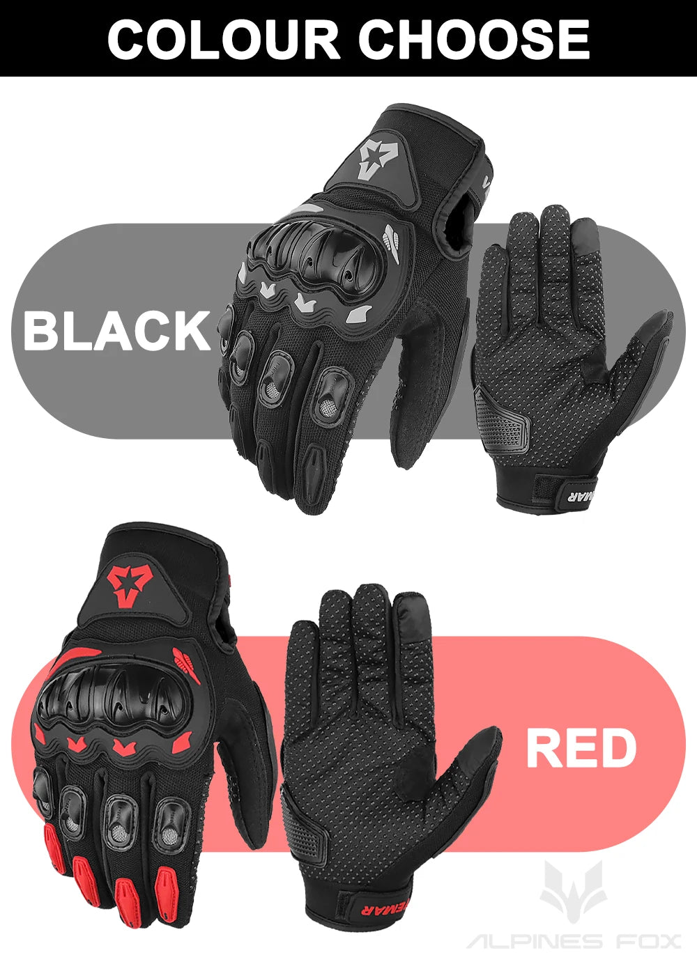 SUOMY Motorcycle Gloves Men Lady Touch Screen Motocross Glove