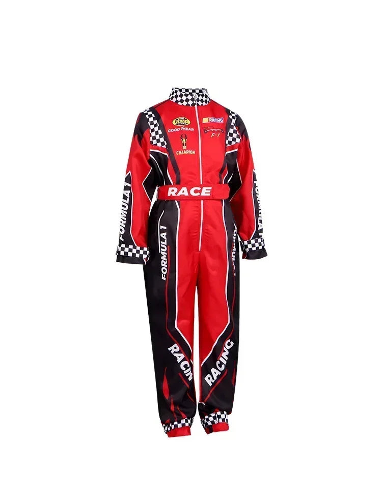 Boy Racer Cosplay Costume Red Classic Suit Jersey Clothes