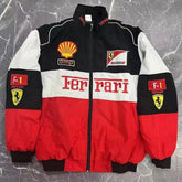 Embroidered F1 Racing Suit Casual Jacket Man Full Length - Race Blaze