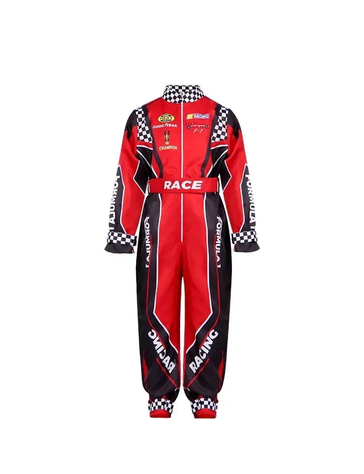 Boy Racer Cosplay Costume Red Classic Suit Jersey Clothes