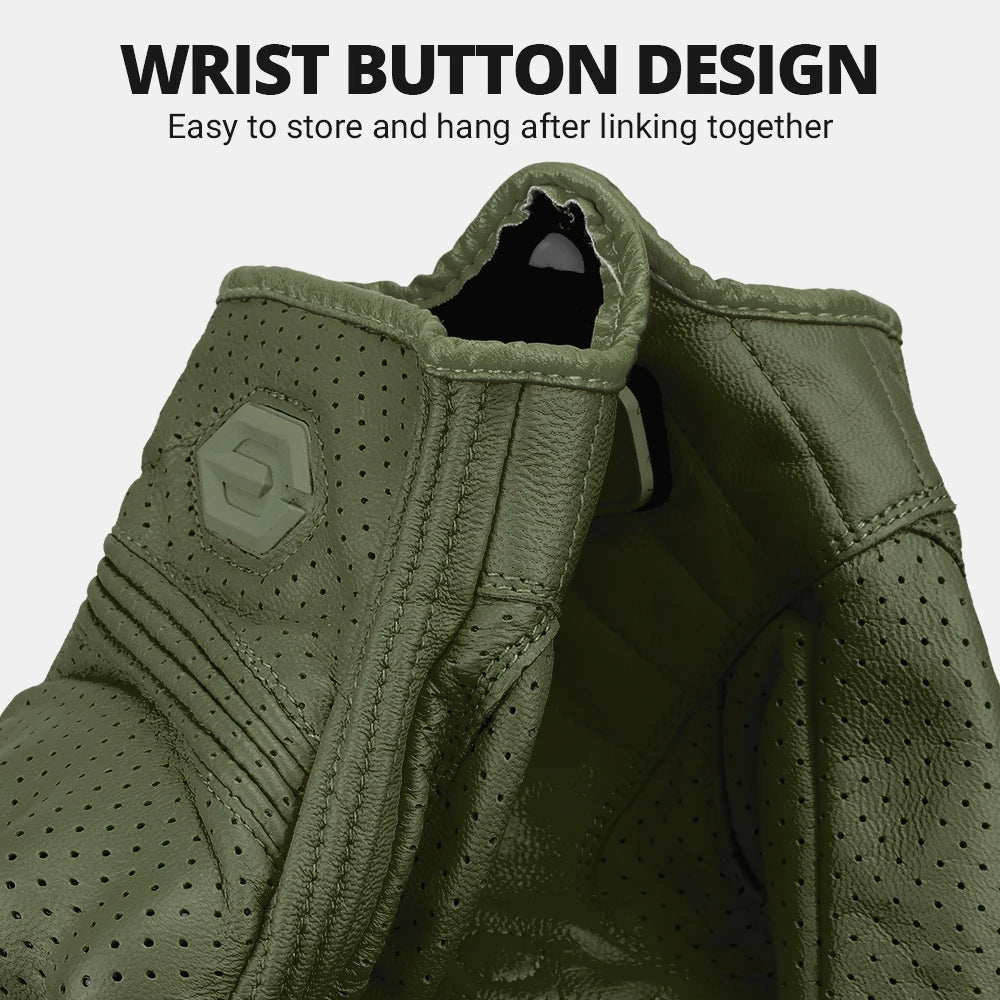 Motorcycle Gloves CE Men's Retro Moto Gloves Touch Screen