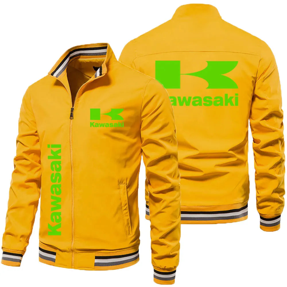Green Speed Motorcycle Racing Jacket For Men Biker Jackets Coat - Race Blaze