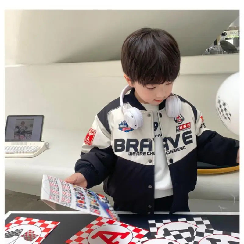 Child Race Car Driver Costumes Carnival Racer Jumpsuit