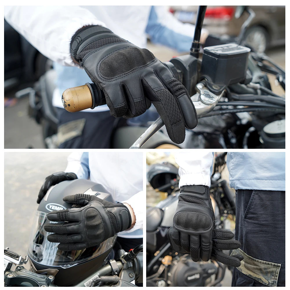 Touch Screen Tactical Full Finger Gloves Rubber Guard Sport Outdoor