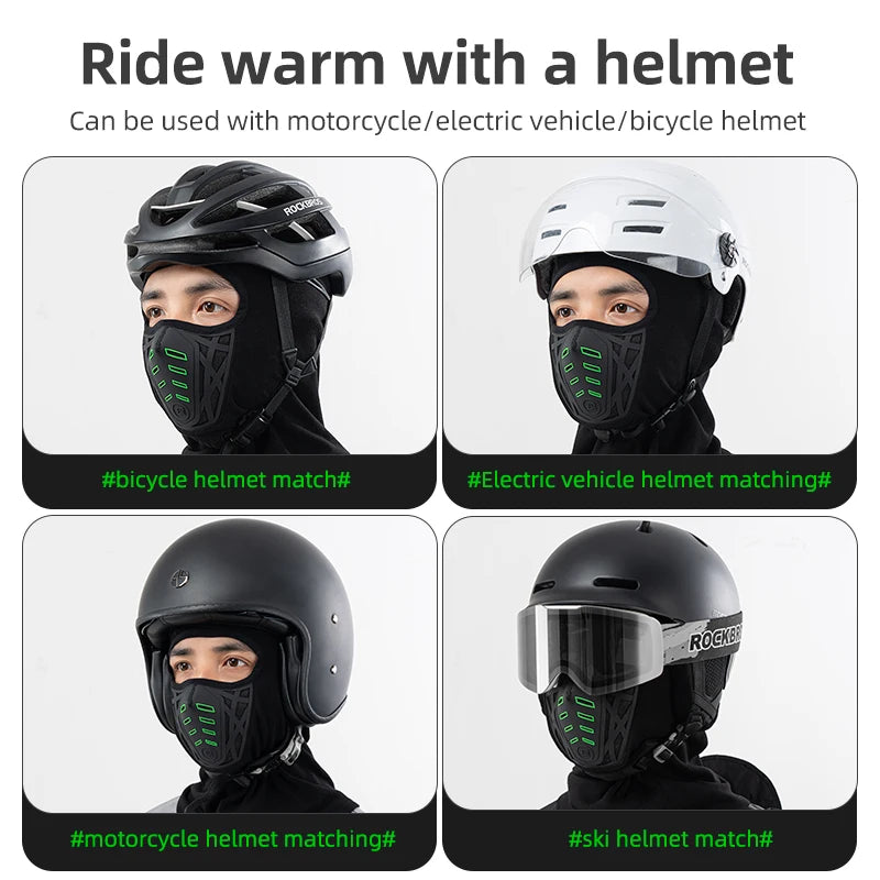 Winter Cycling Face Mask Breathable Windproof Thermal Mask