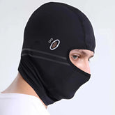Balaclava Motorcycle Face Mask Moto Helmet Bandana Black Front - Race Blaze