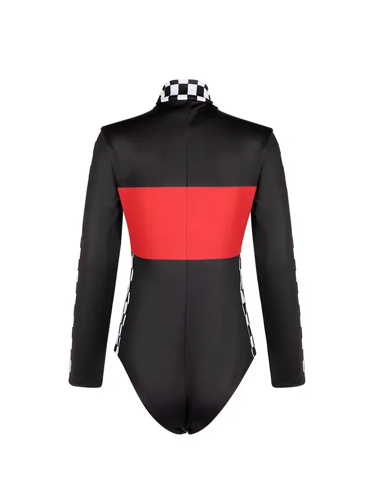 Race Car Driver Jumpsuit - Women & Girls Halloween Bodysuit