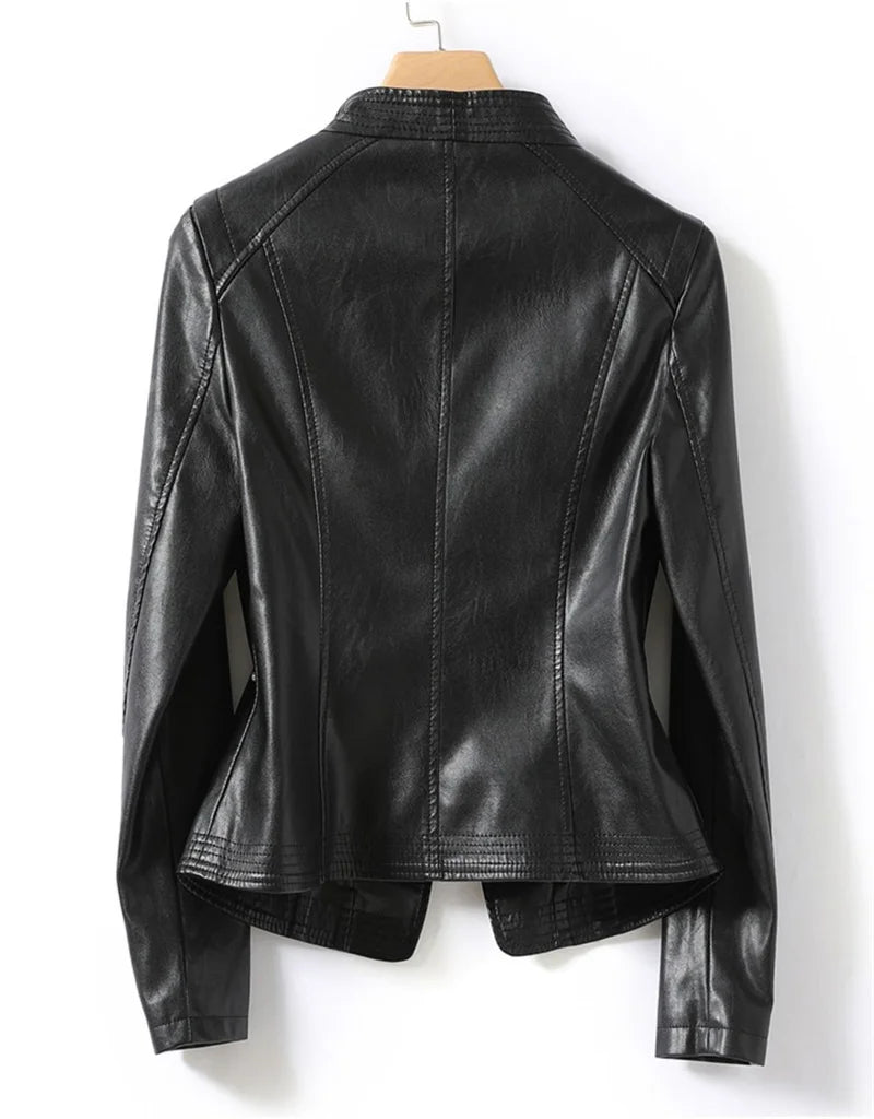 Autumn Winter Sheepskin Jacket Women Short Coat Casual Tops